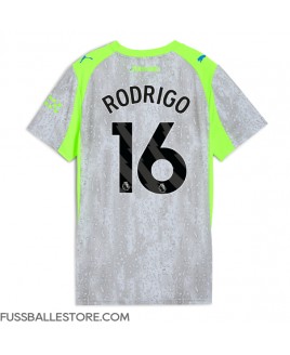 Günstige Manchester City Rodri Hernandez #16 3rd trikot Damen 2025-26 Kurzarm